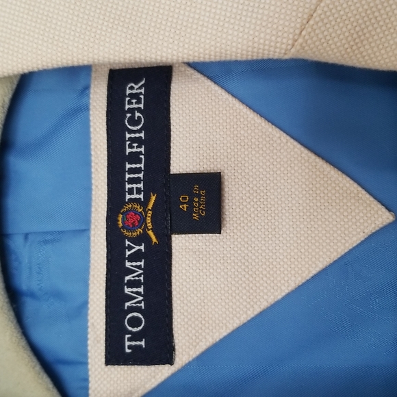 Tommy Hilfiger Men's Cream Blazer - Picture 2 of 4